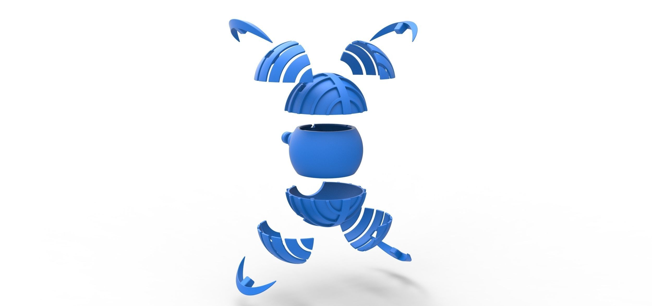 Beast Ball 3D print model_22