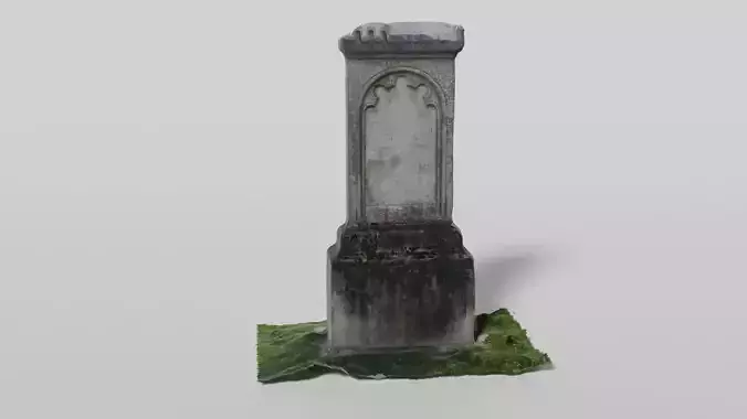 Historical photoscan headstone  model