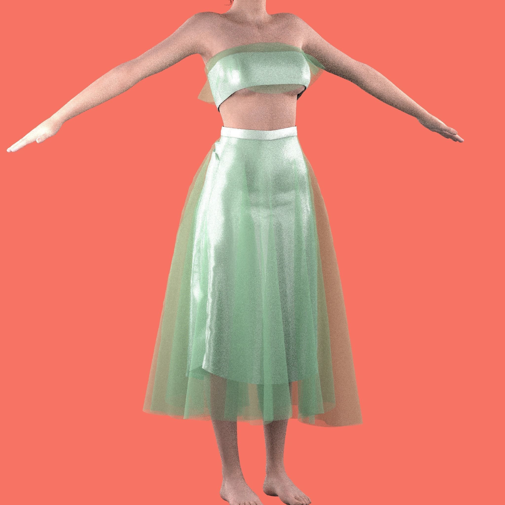 Coraline-Female Character 3D model_1