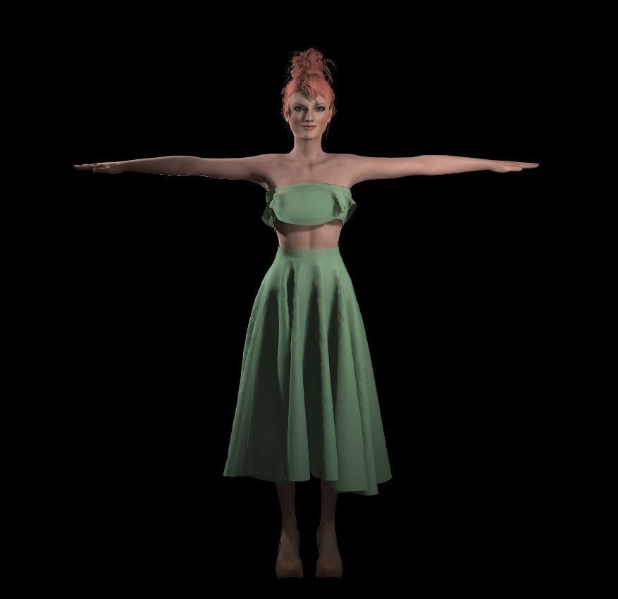 Coraline-Female Character 3D model_6