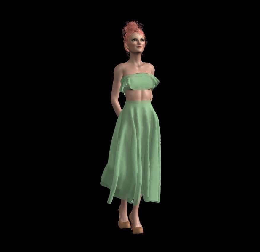 Coraline-Female Character 3D model_3