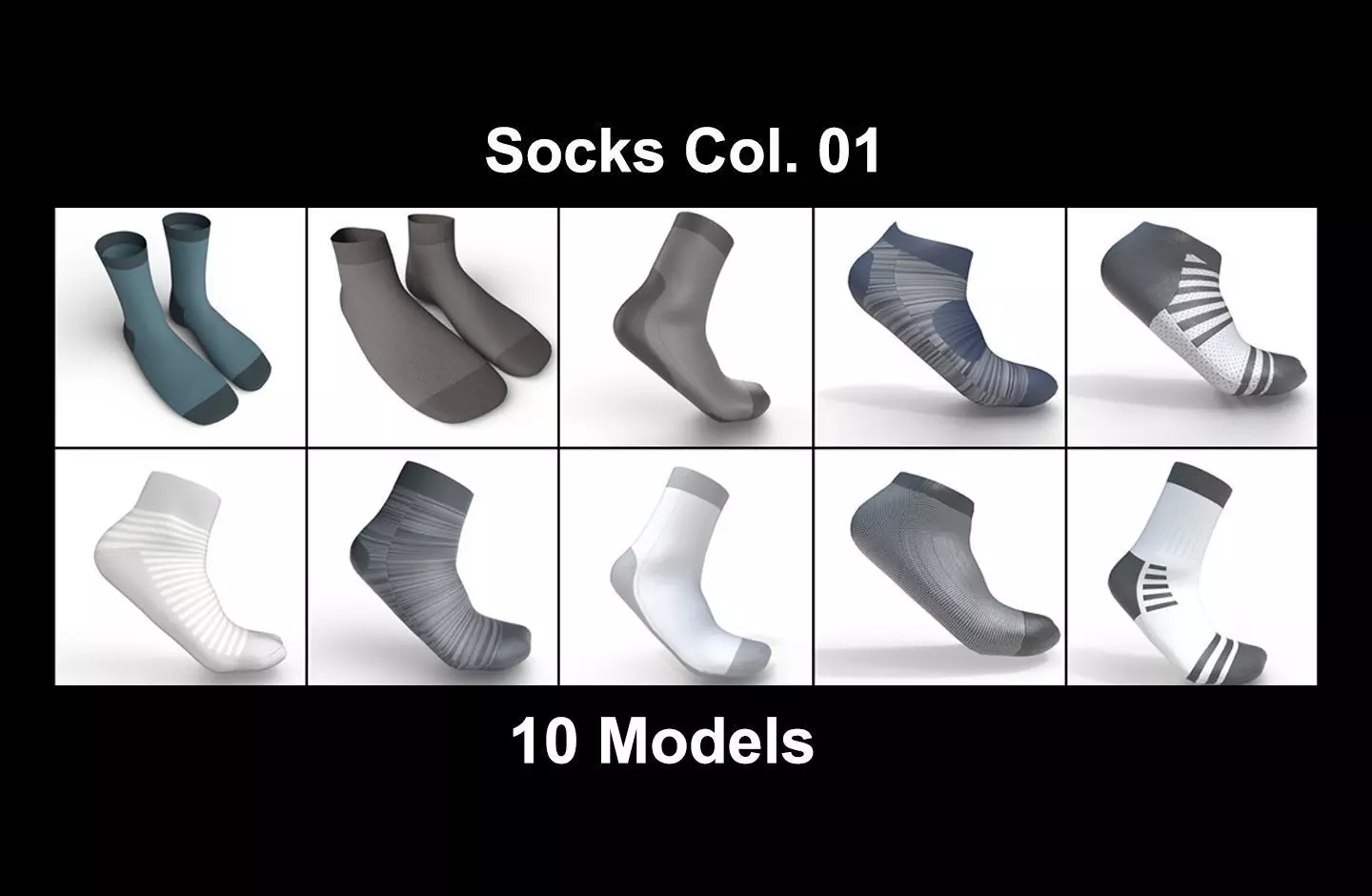 Socks  Collection 01 - 10 models _0