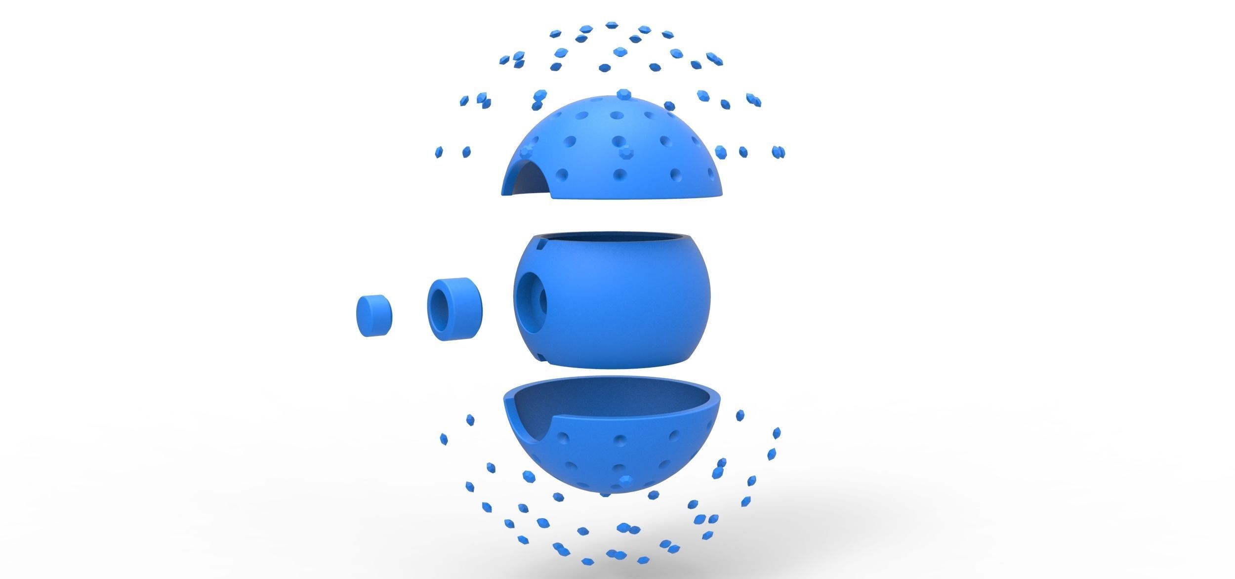 Diamond Ball 3D print model_16