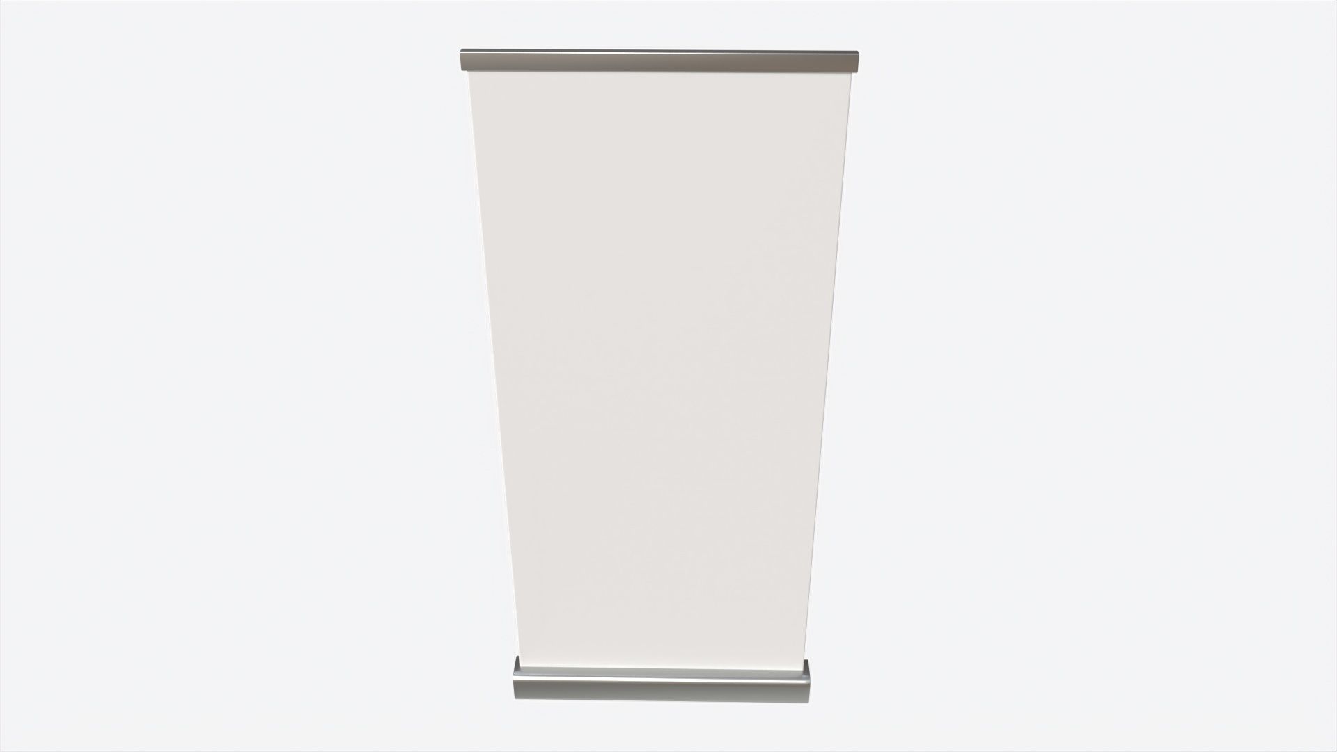 Advertising  Roll-Up Banner Narrow 3D model_1