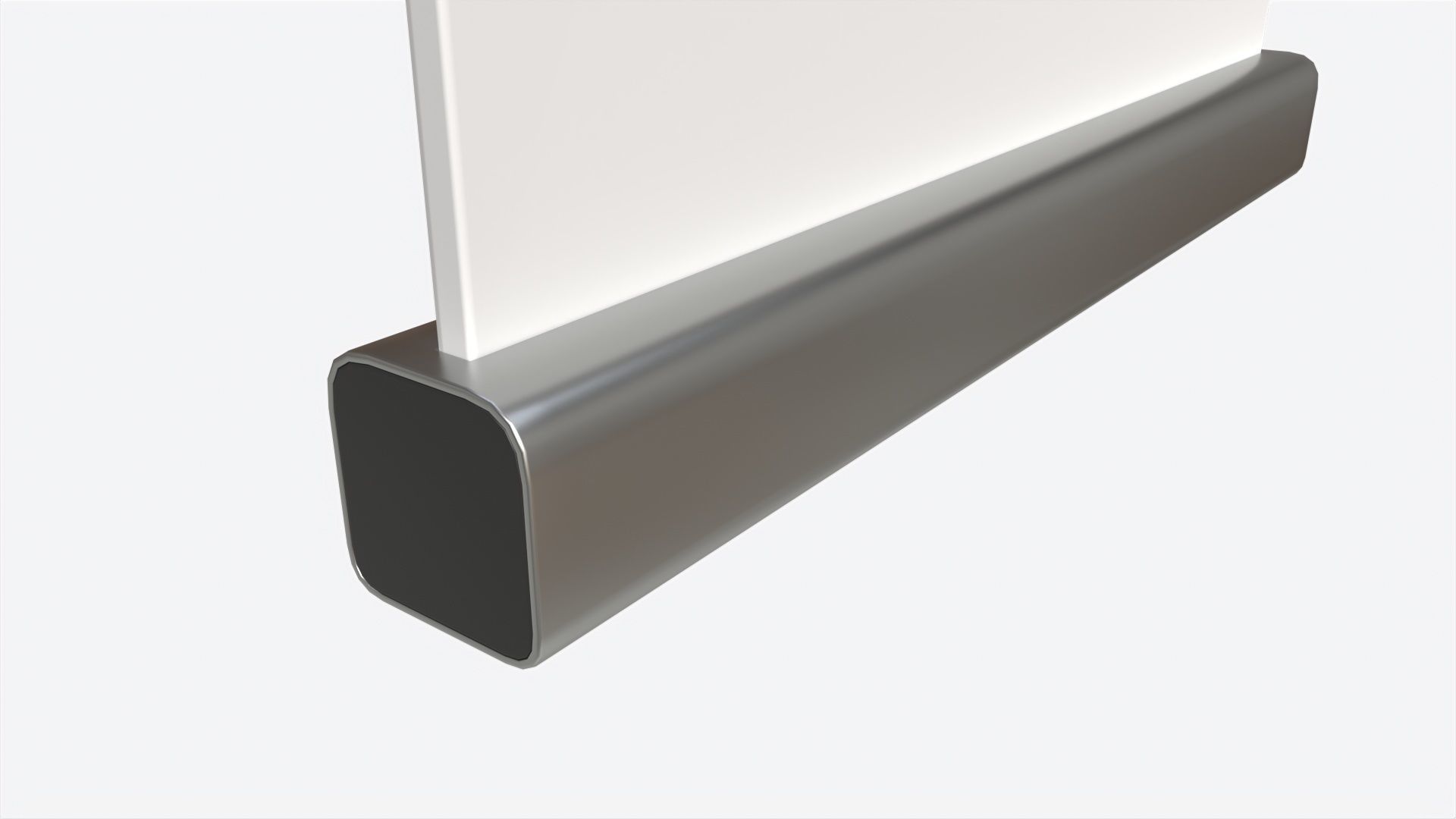 Advertising  Roll-Up Banner Narrow 3D model_3