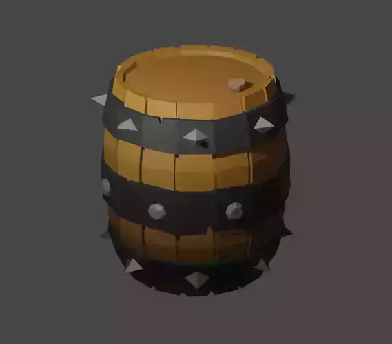 Barrel in Blender