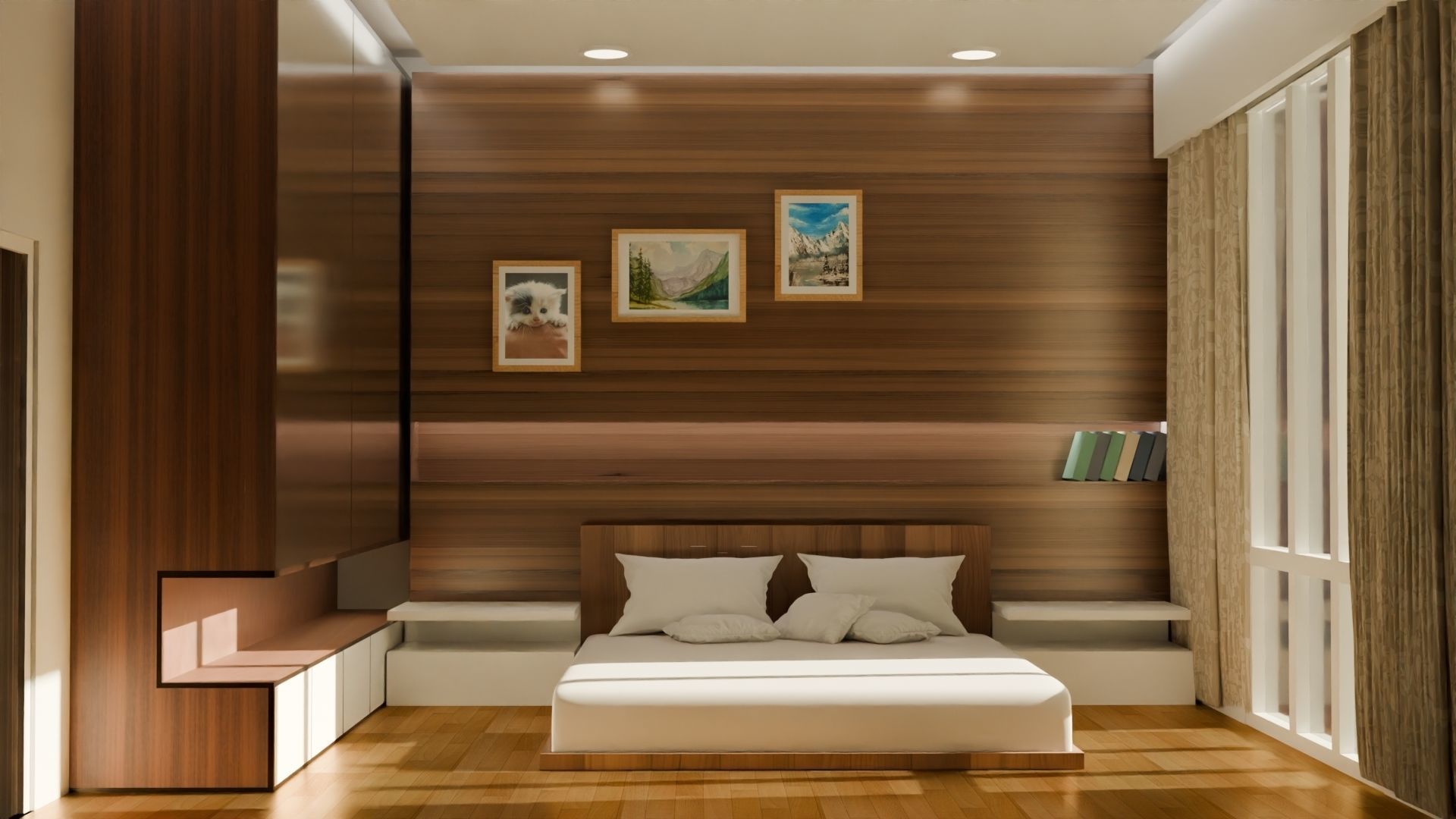 Bedroom for Animation 3D model_3