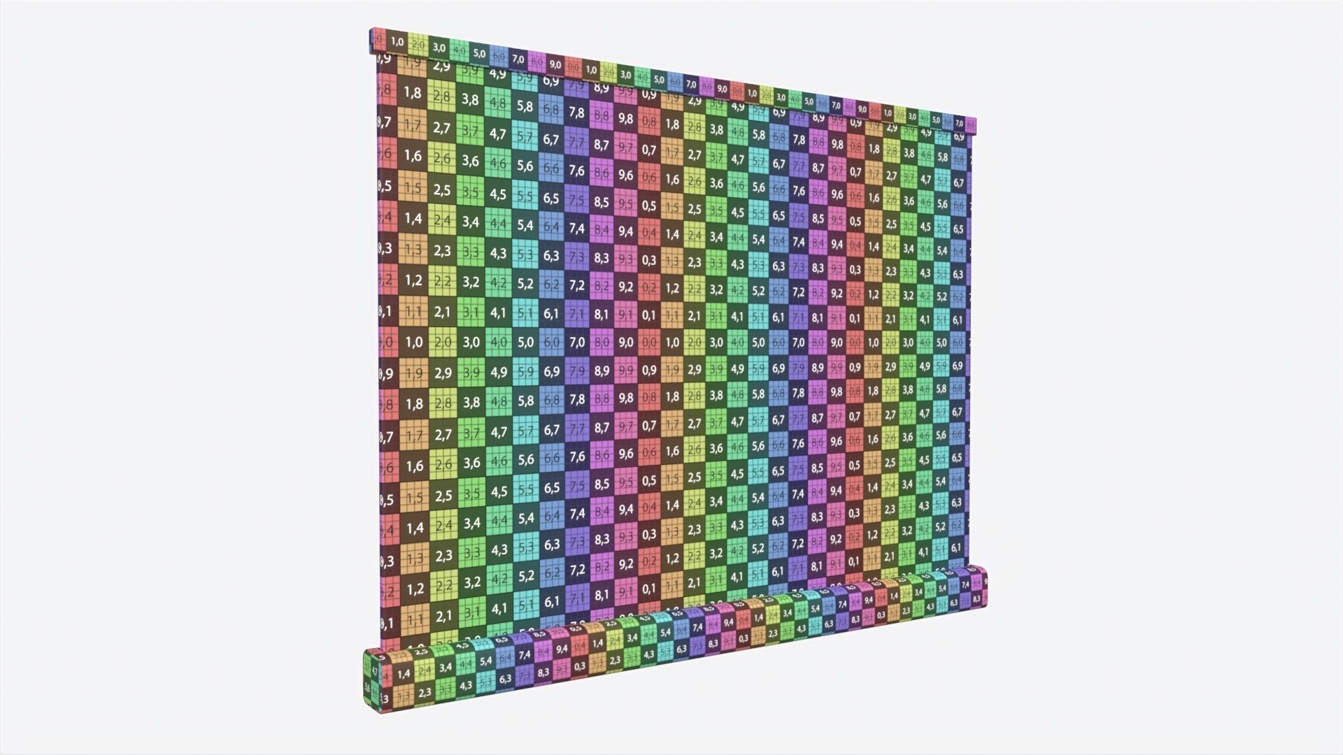 Advertising  Roll-Up Banner Small 3D model_7