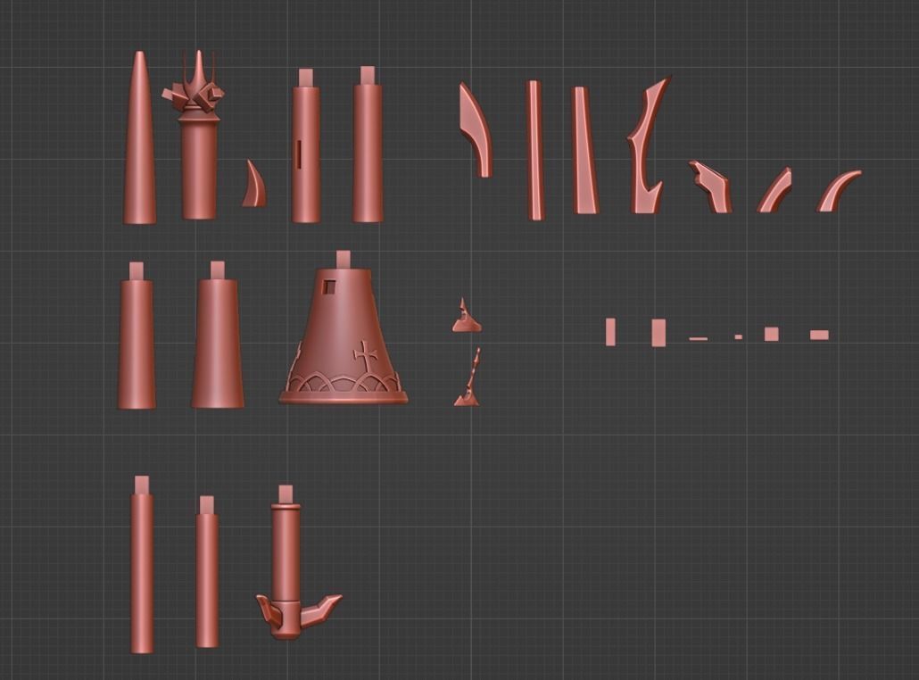 Trap of Argalia - Astolfo Weapon Fate Grand Order 3D Print Ready 3D print model_2