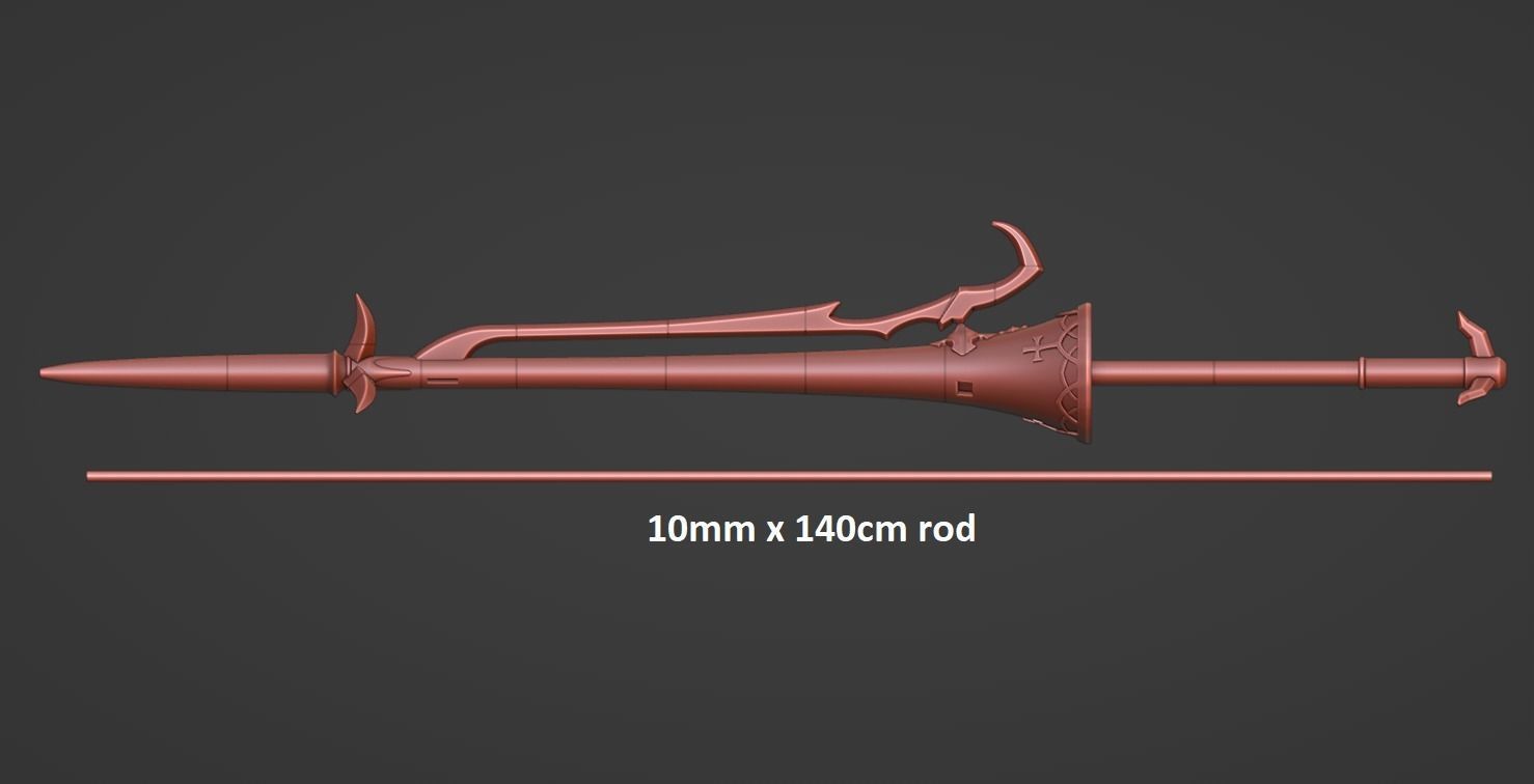 Trap of Argalia - Astolfo Weapon Fate Grand Order 3D Print Ready 3D print model_3