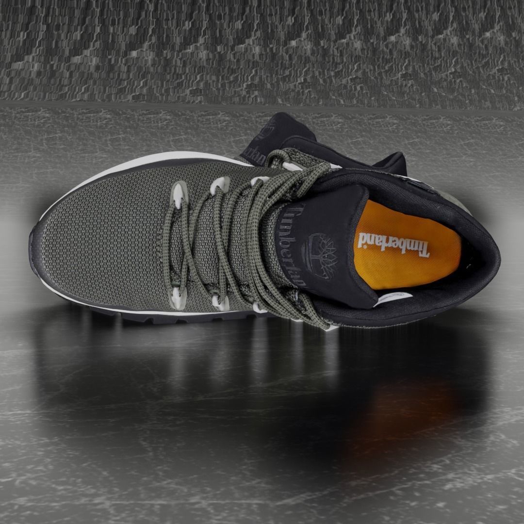 Timberland 3D Shoes - Green Low-poly 3D model_6