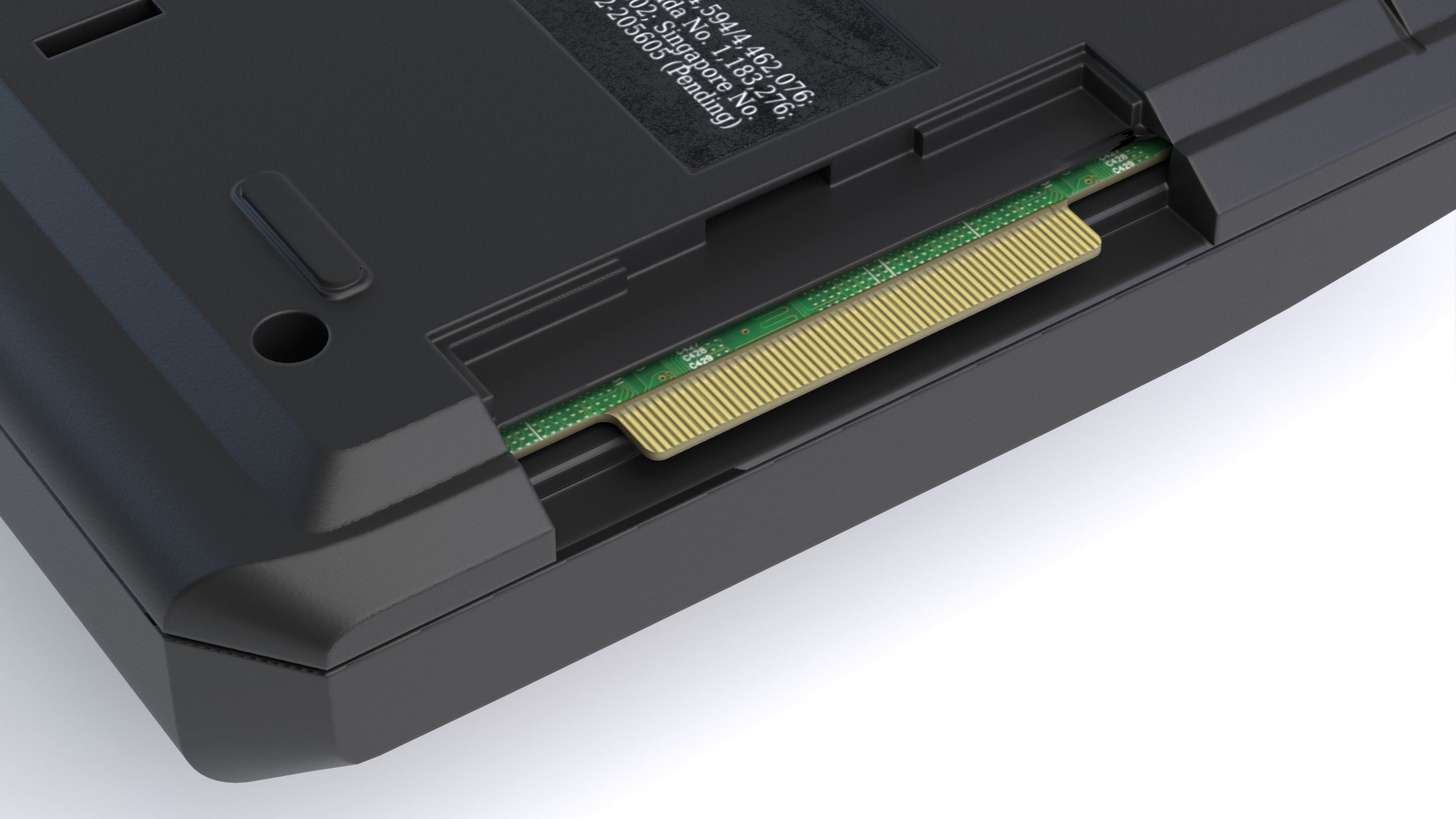 Sega Mega Drive Genesis Low-poly 3D model_10