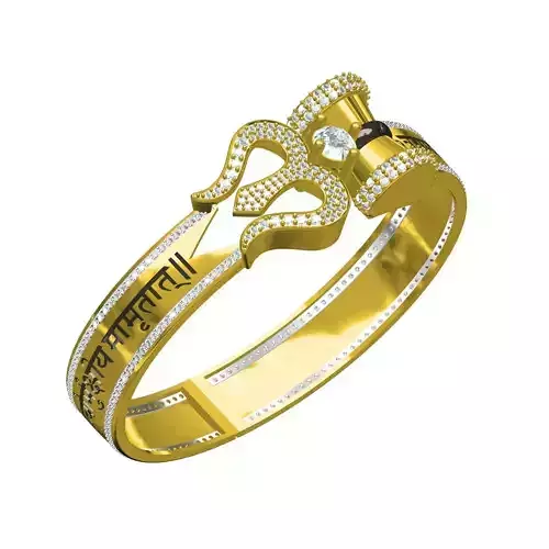 Shivji Trishul Diamond Bracelet