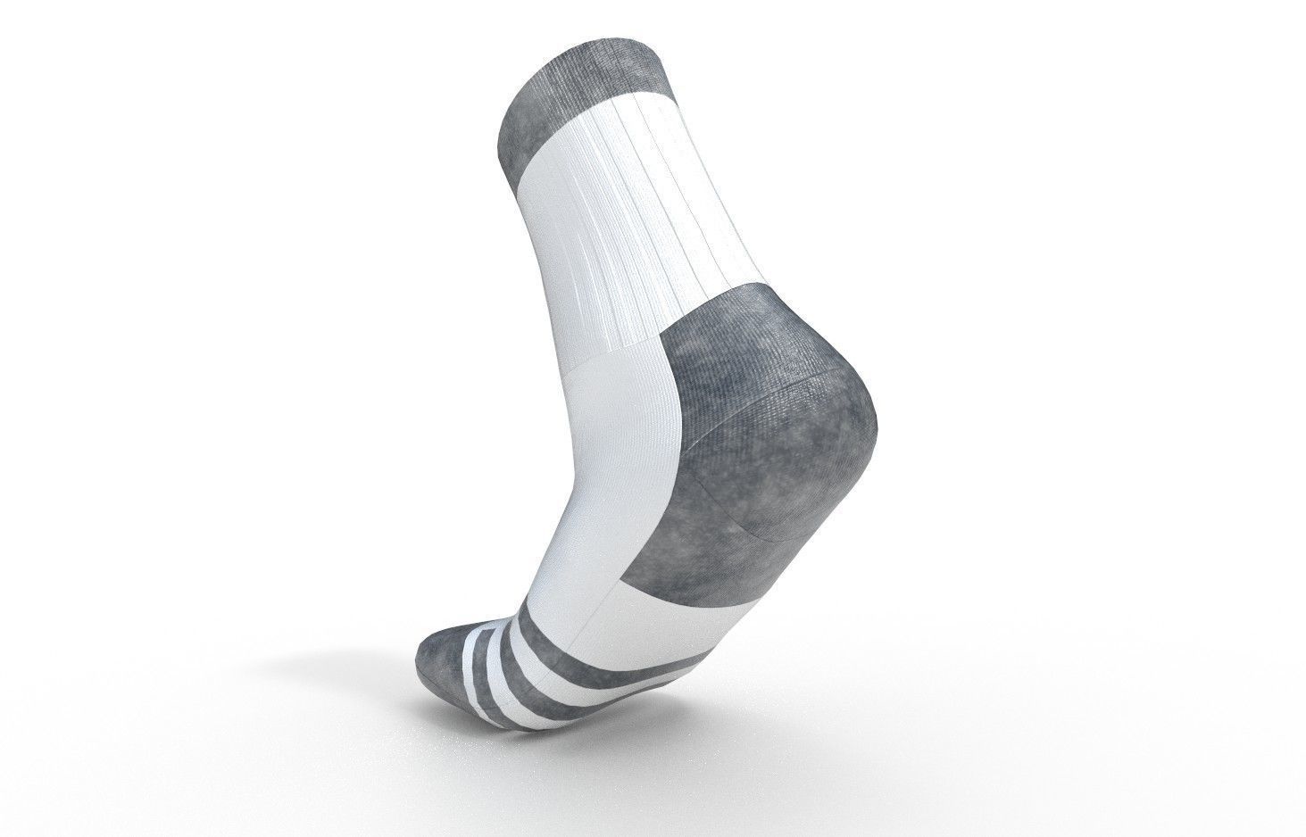 Socks  M11 Low-poly 3D model_4