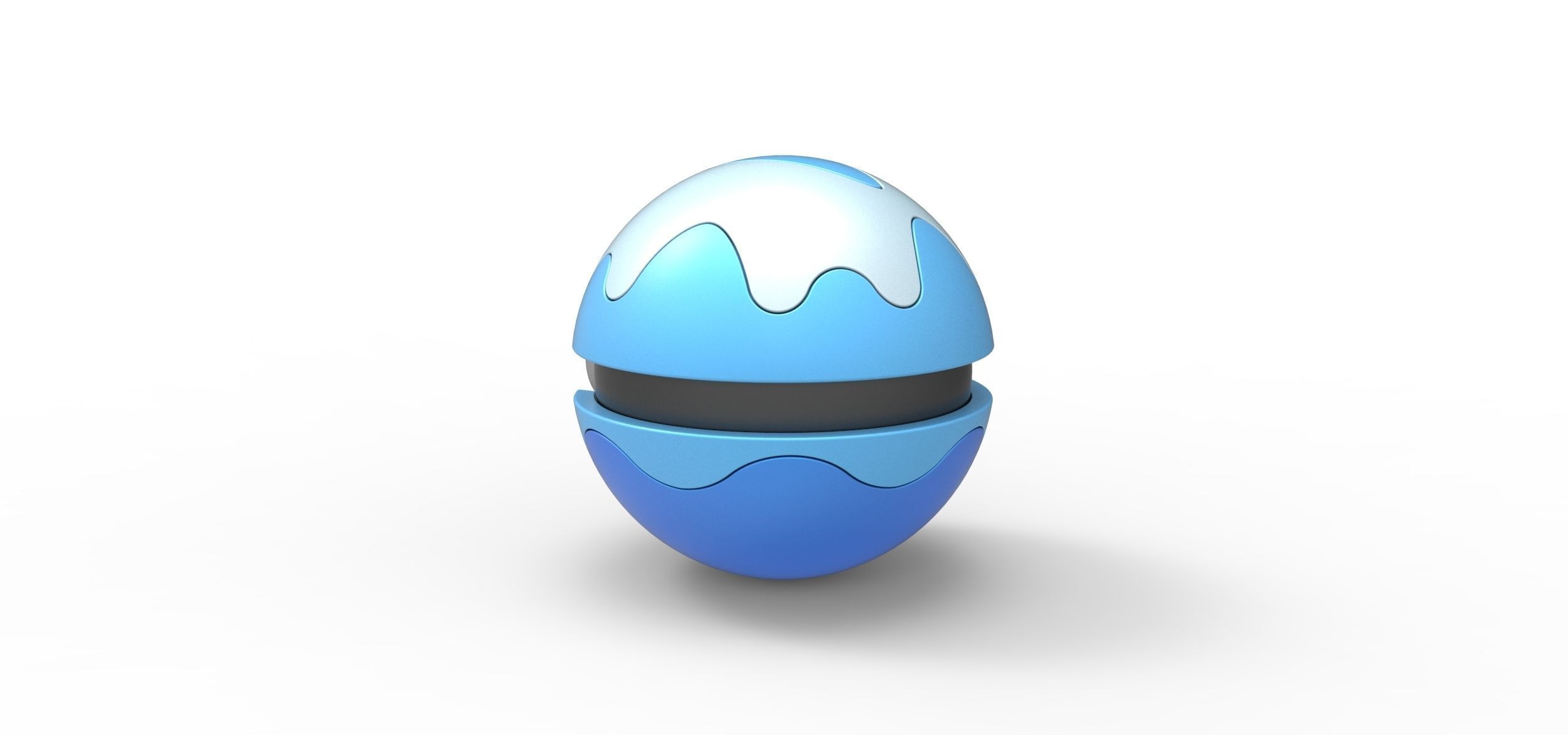 Dive Ball 3D print model_7