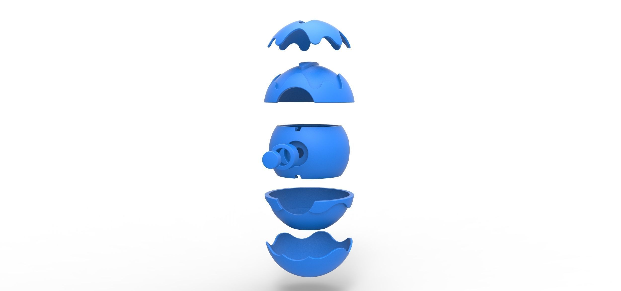 Dive Ball 3D print model_20