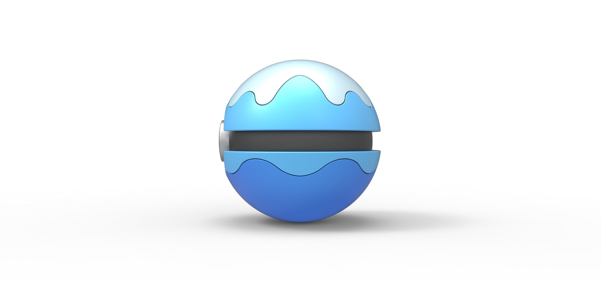 Dive Ball 3D print model_6