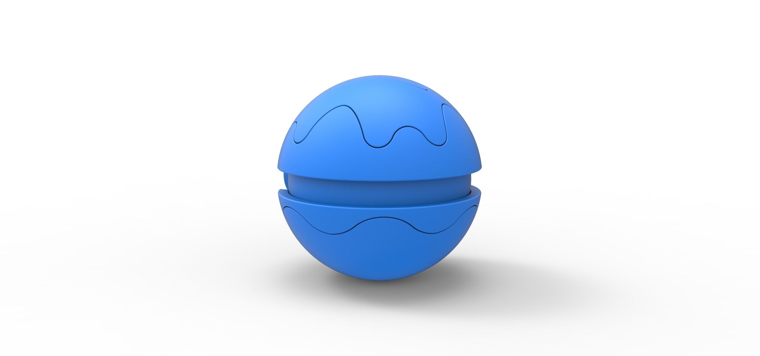 Dive Ball 3D print model_16