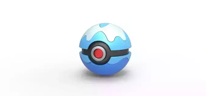 Dive Ball 3D print model