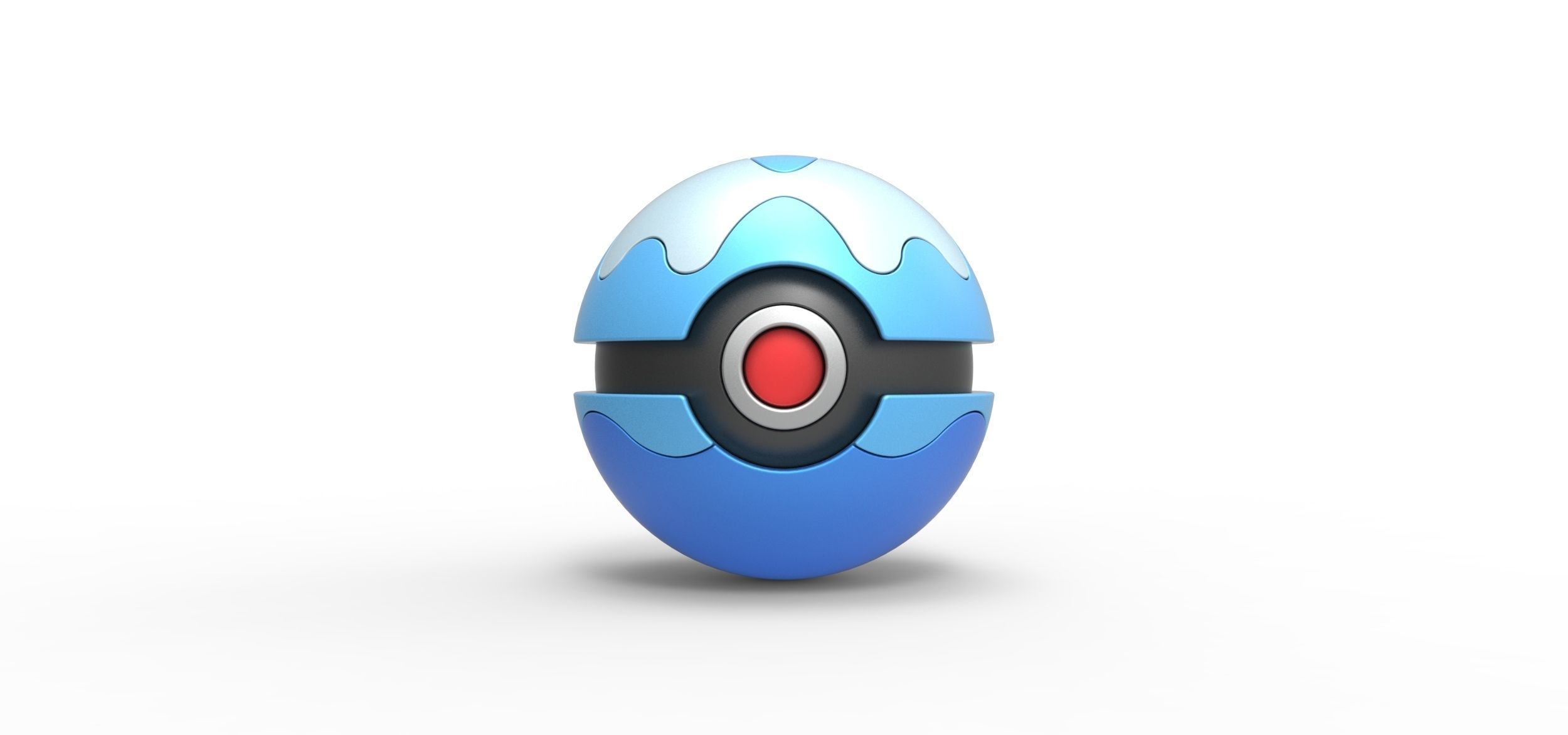 Dive Ball 3D print model_2