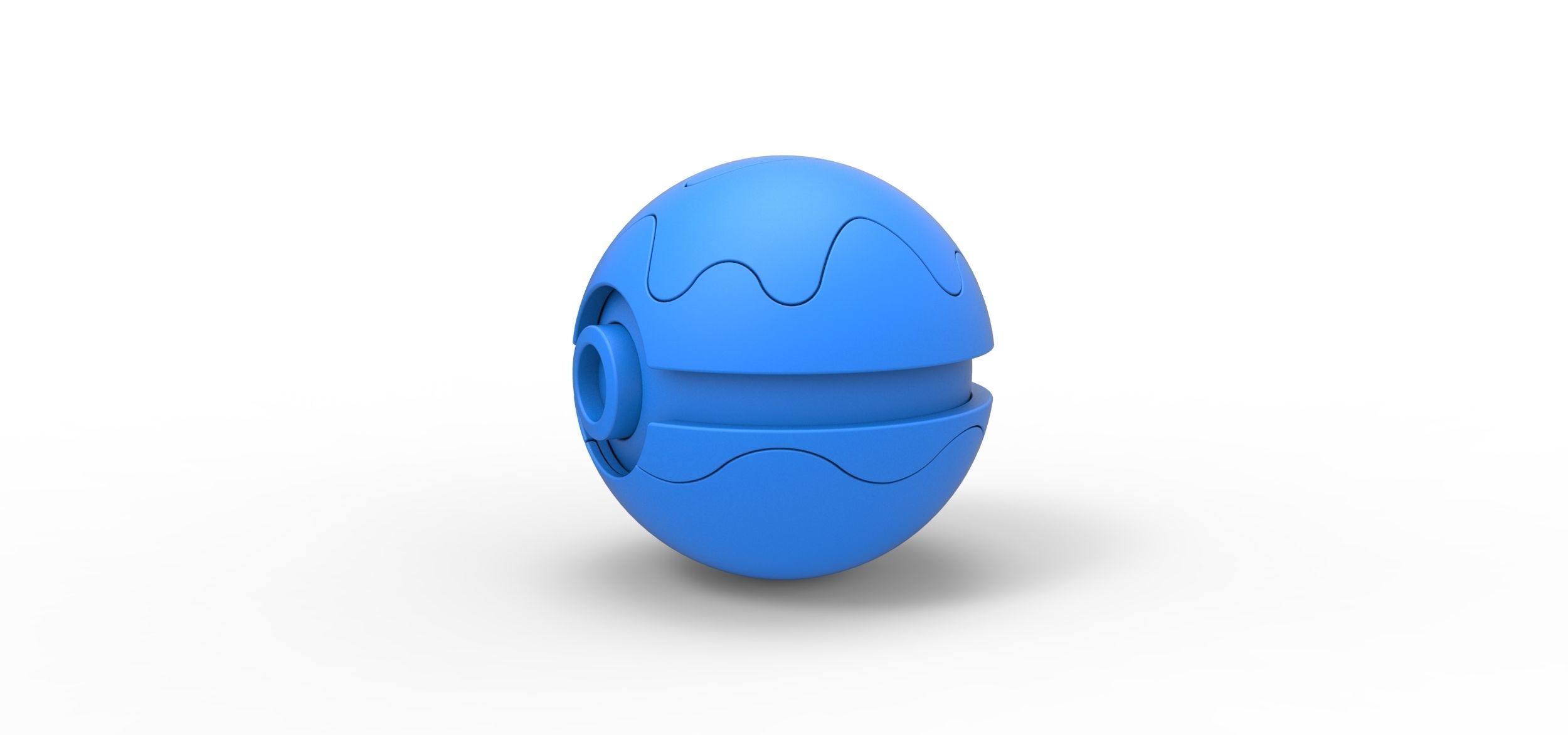Dive Ball 3D print model_14