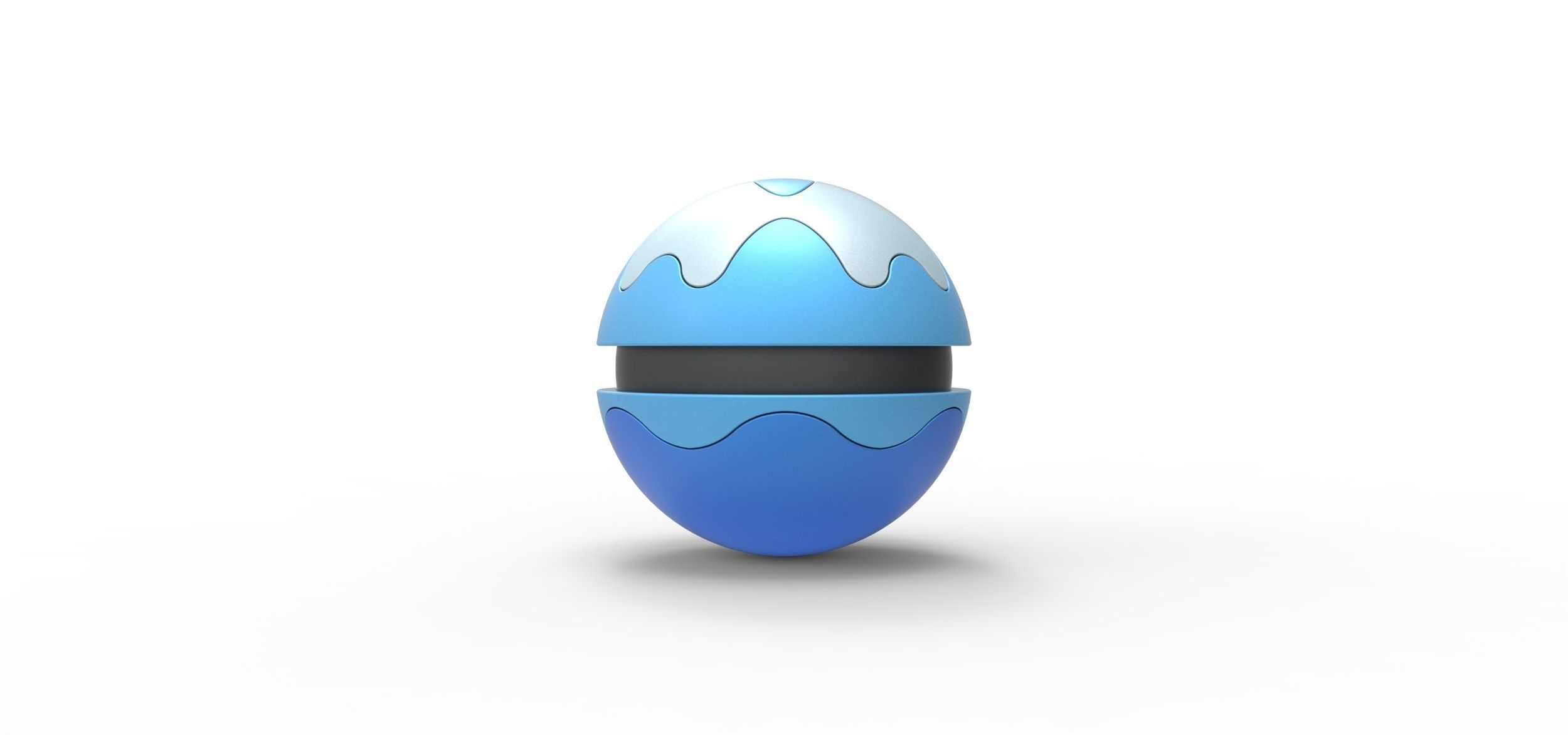 Dive Ball 3D print model_8