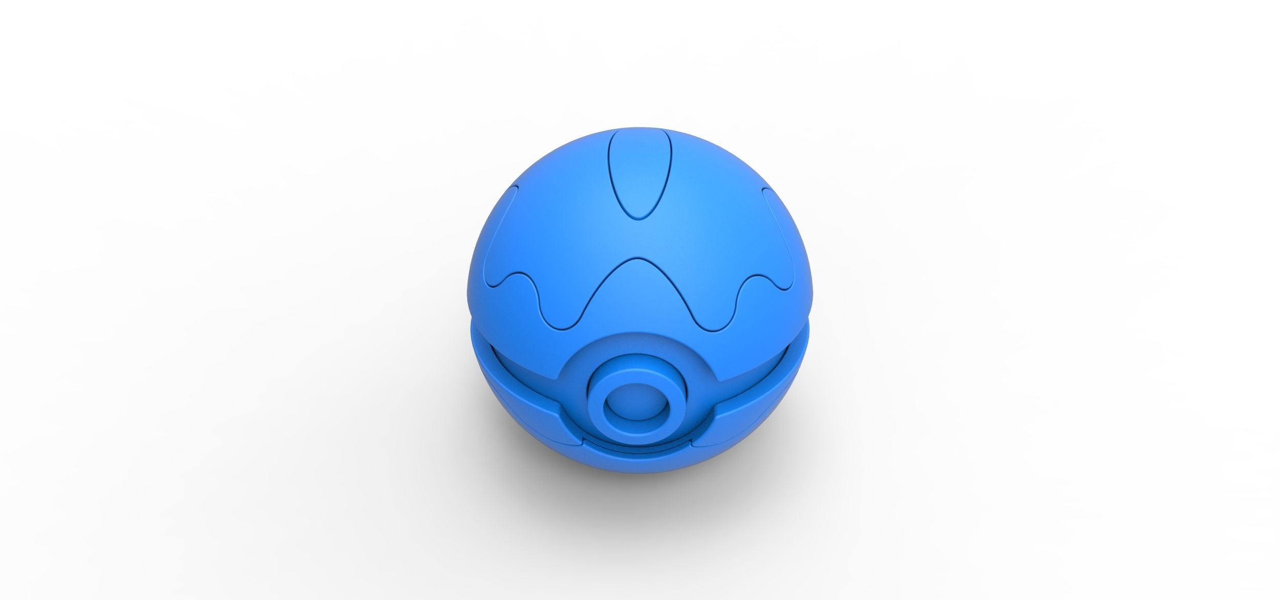 Dive Ball 3D print model_12