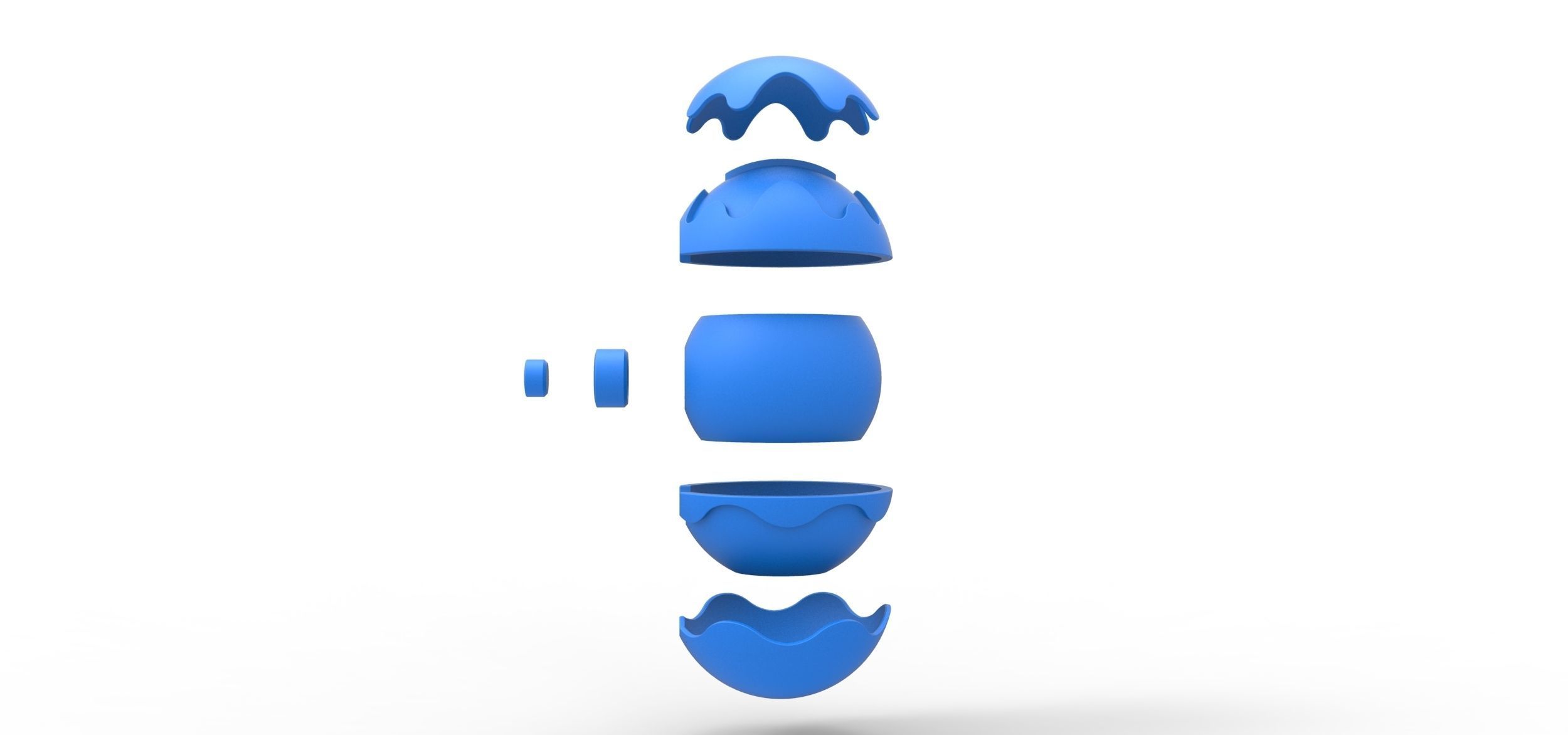 Dive Ball 3D print model_21