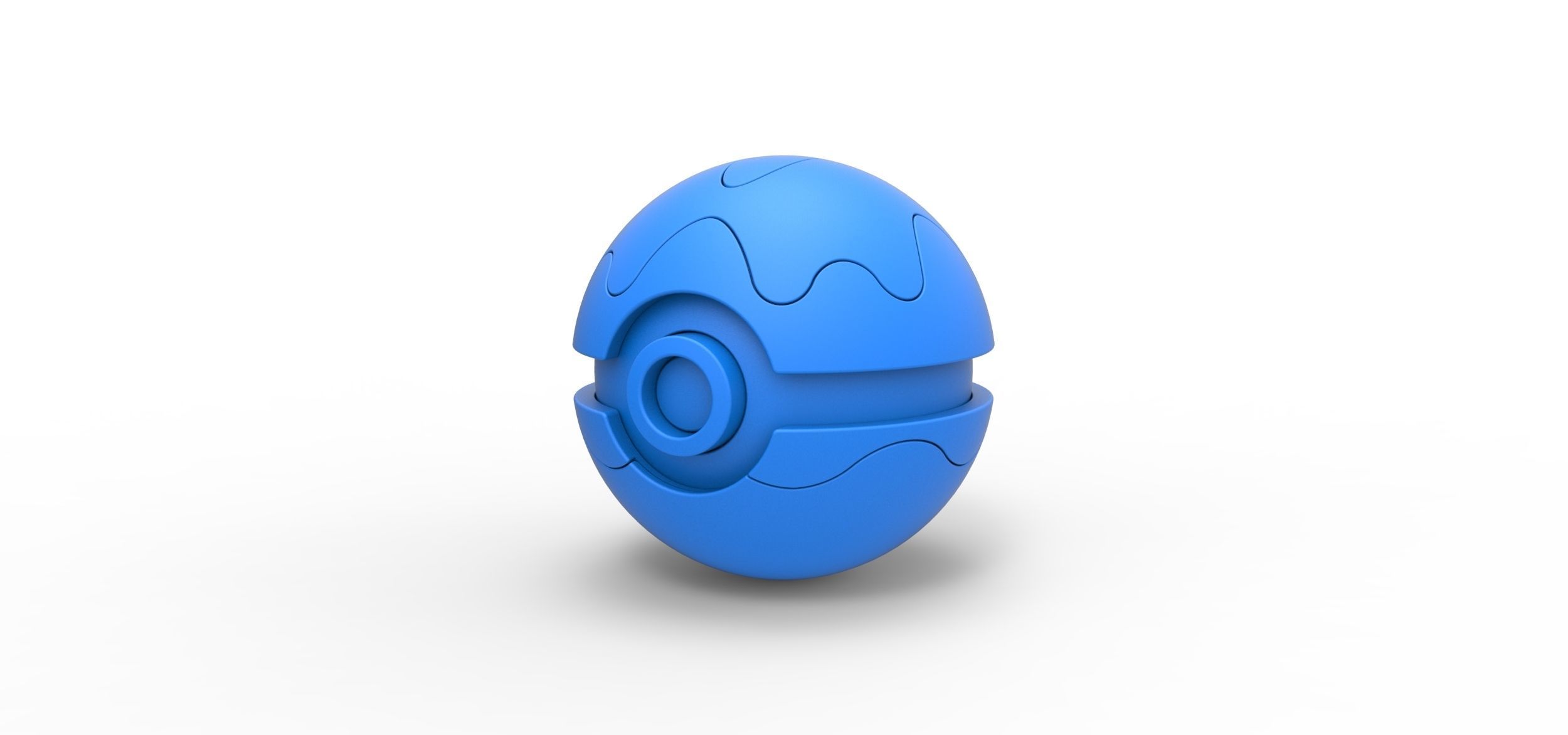 Dive Ball 3D print model_9