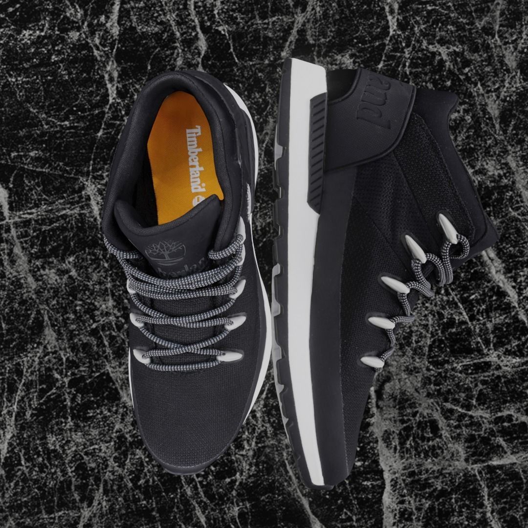 Timberland 3D Shoes - Black Low-poly 3D model_2