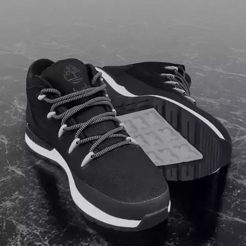 Timberland 3D Shoes - Black Low-poly 3D model