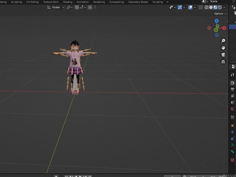 Dorita Vrchat Avatar  Low-poly 3D model_4