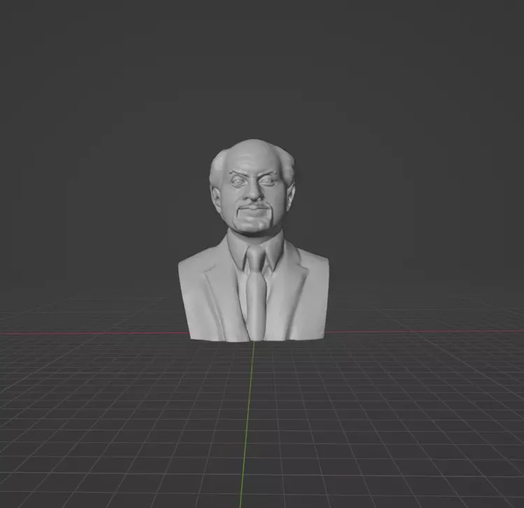 Salman Rushdie 3D print model