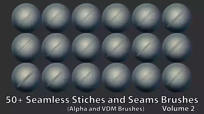 Seamless Cloth Stiches and seams Vol 2