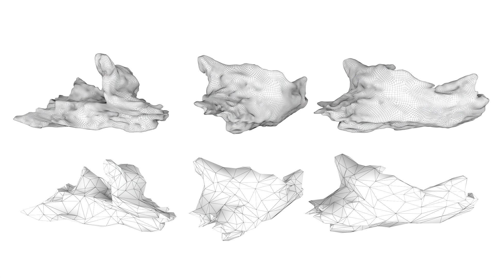 PSWooden019 scanned Wood chips Low-poly 3D model_9