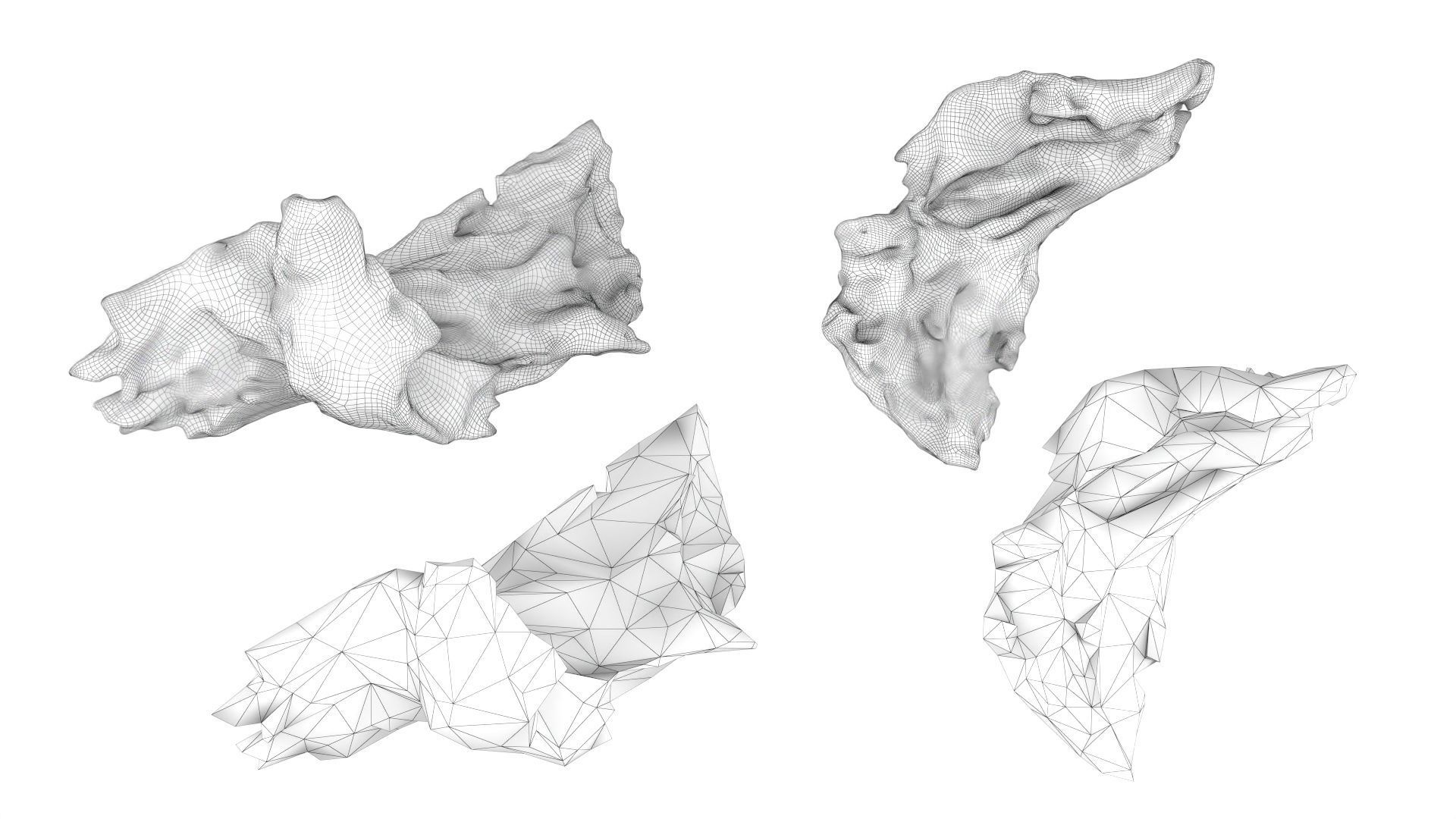 PSWooden019 scanned Wood chips Low-poly 3D model_13