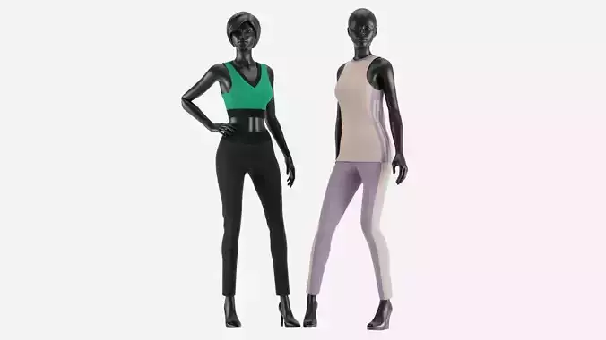 Woman Sport Clothes Set 01