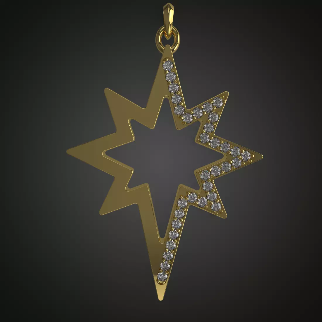 Star of bethlehem 3D print model 3D print model