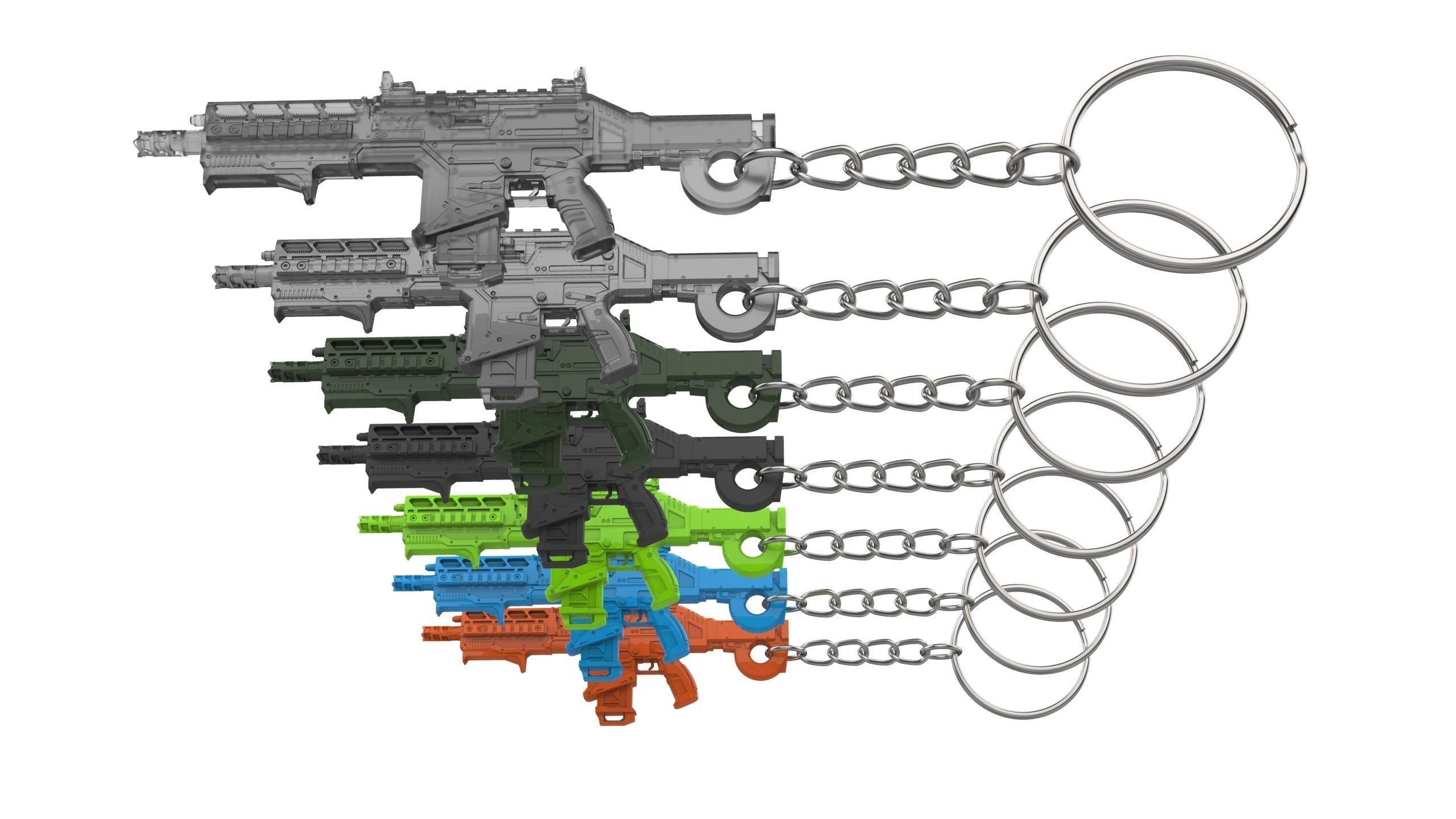 Keychain - Hemlock - APEX - Printable 3d model - STL files 3D print model_11