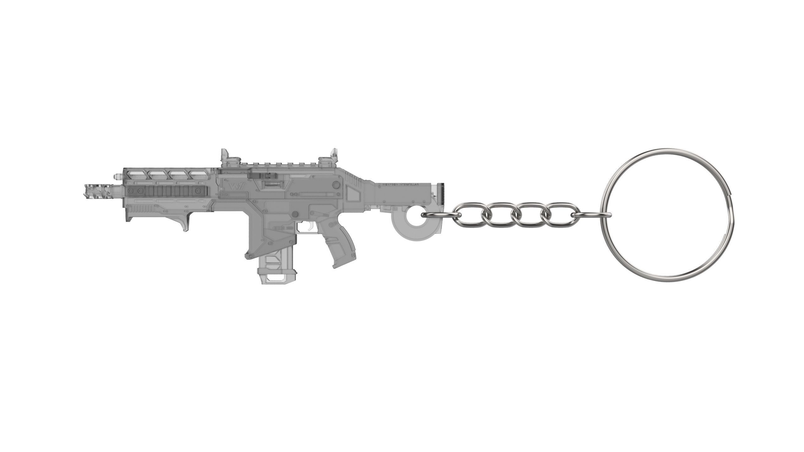 Keychain - Hemlock - APEX - Printable 3d model - STL files 3D print model_1