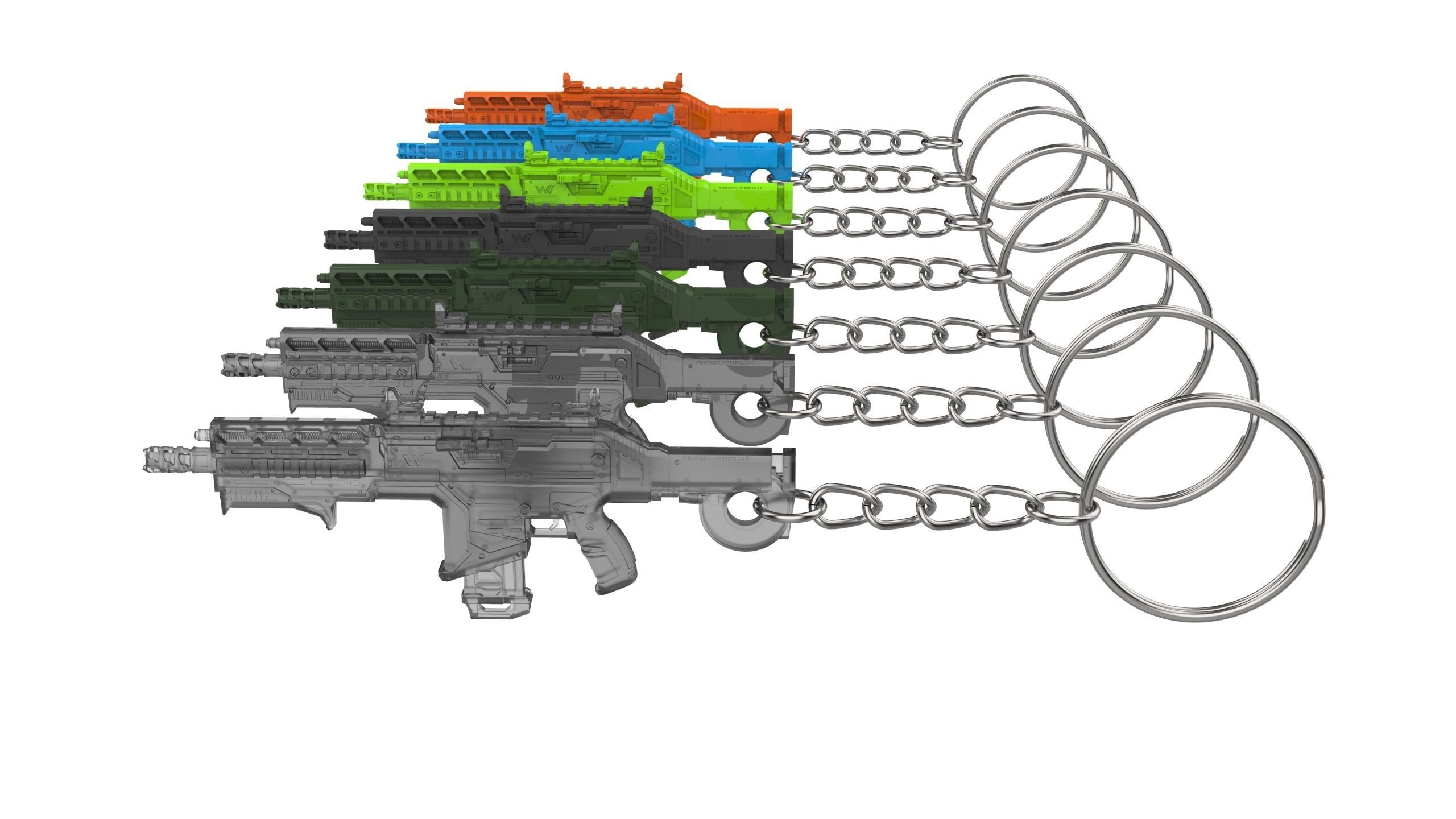 Keychain - Hemlock - APEX - Printable 3d model - STL files 3D print model_10