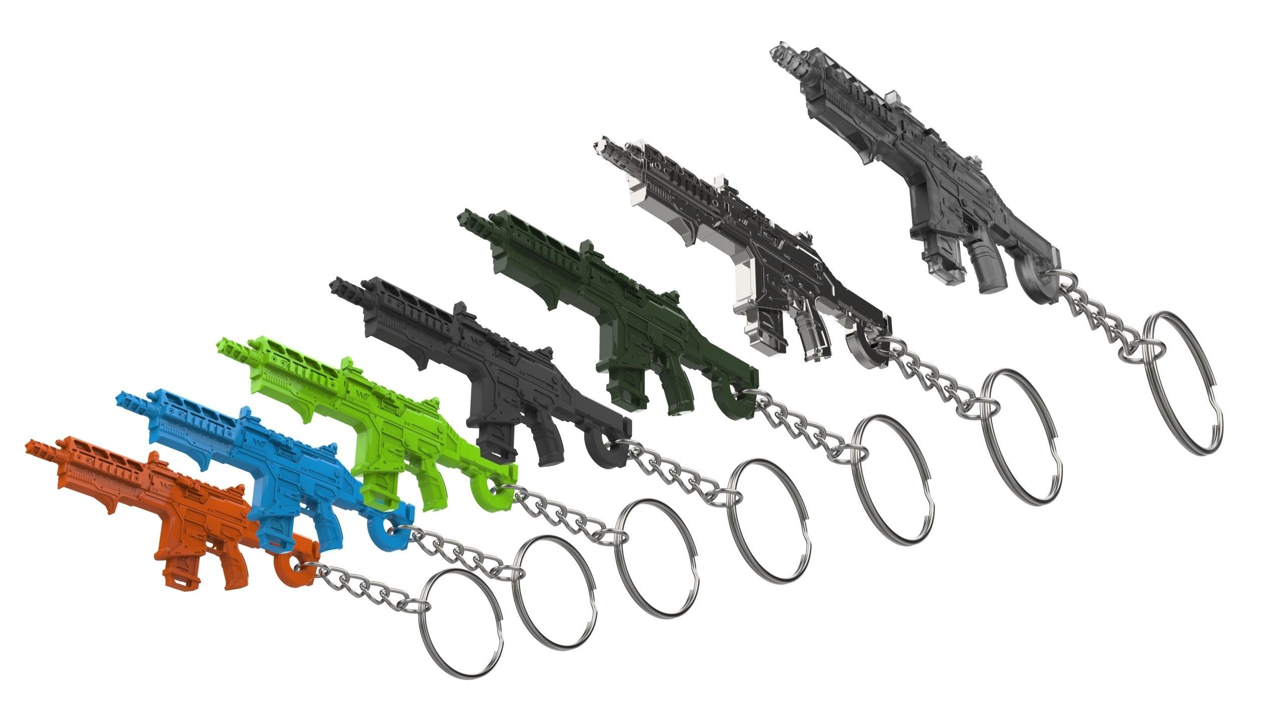 Keychain - Hemlock - APEX - Printable 3d model - STL files 3D print model_18