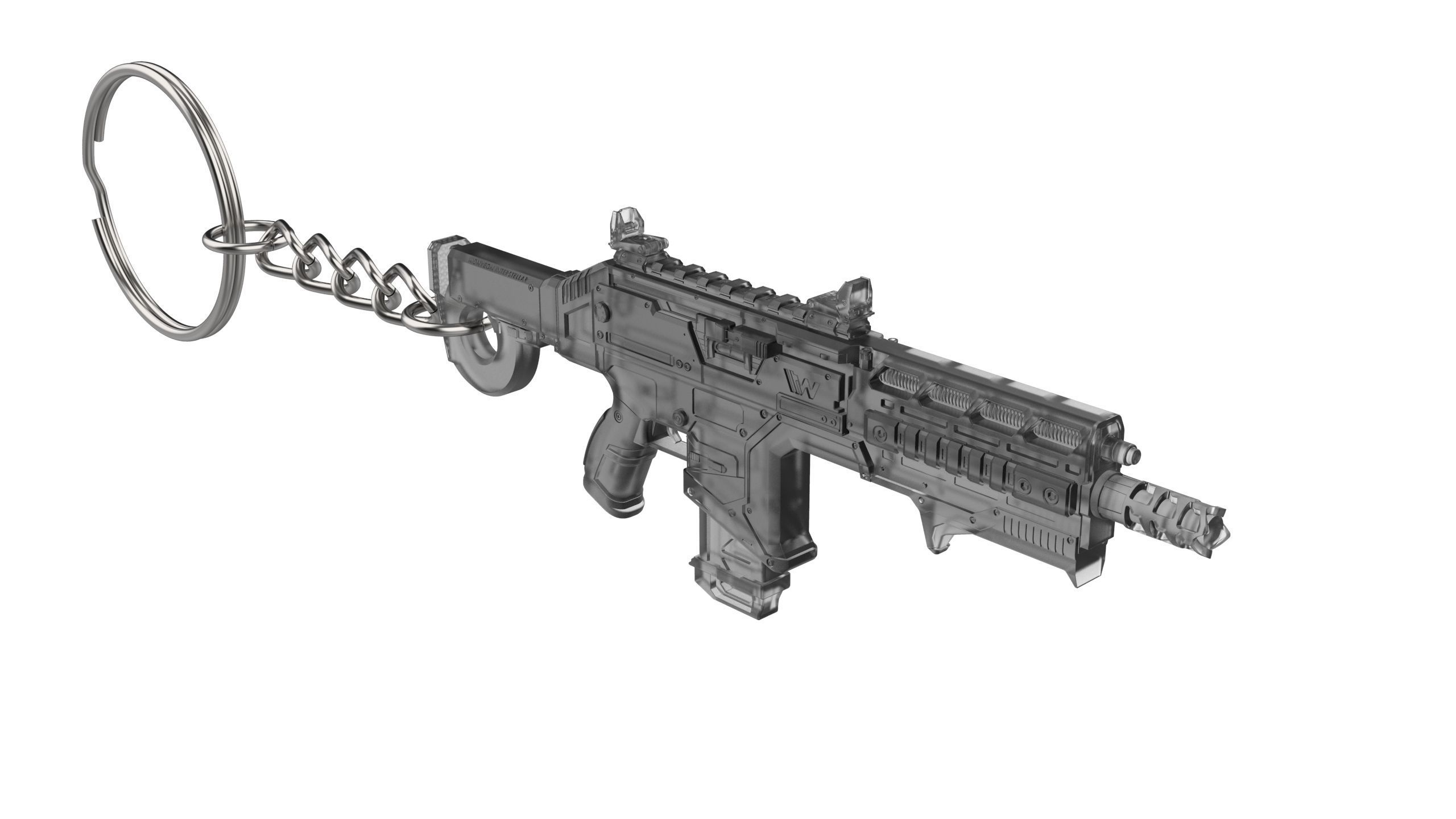 Keychain - Hemlock - APEX - Printable 3d model - STL files 3D print model_5