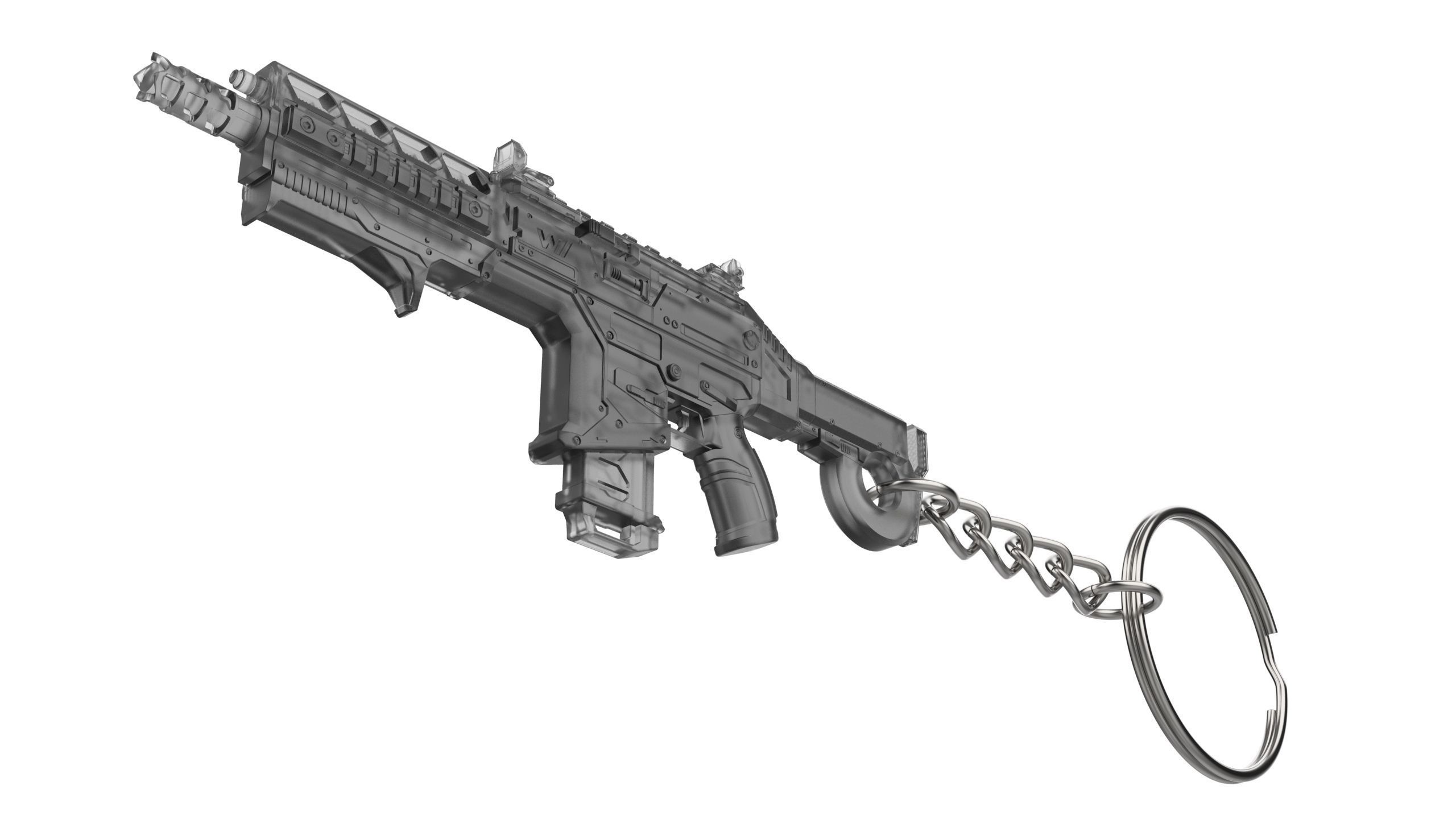 Keychain - Hemlock - APEX - Printable 3d model - STL files 3D print model_7
