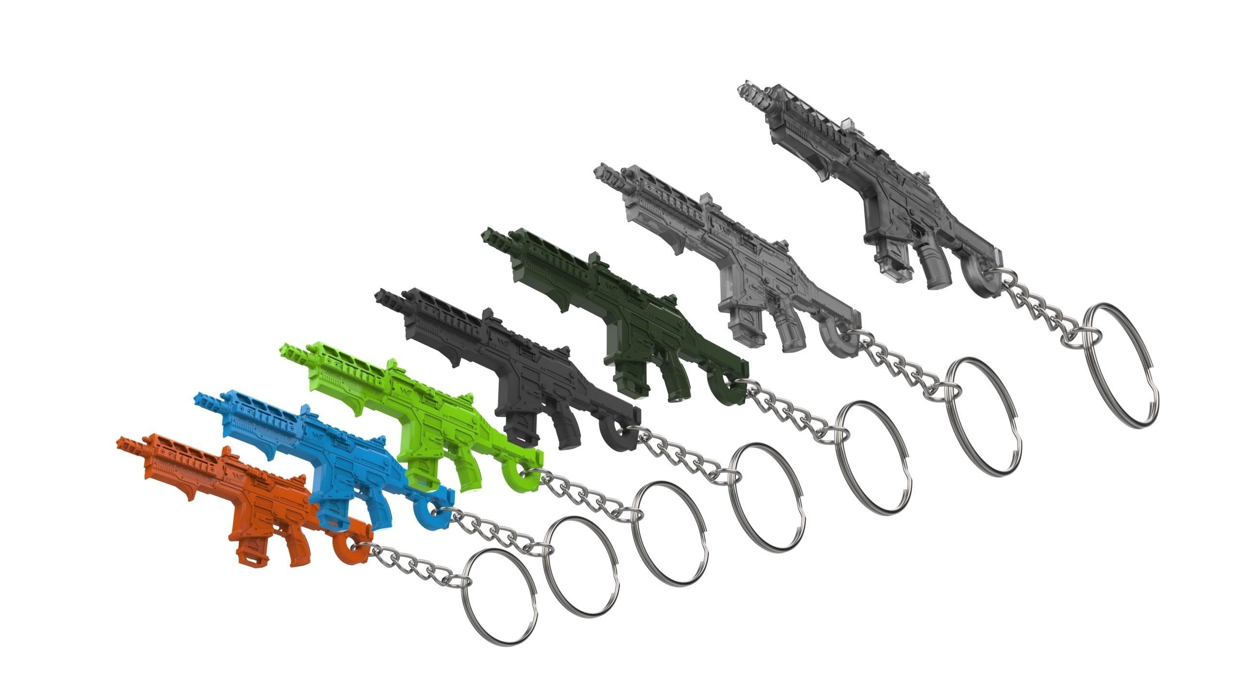 Keychain - Hemlock - APEX - Printable 3d model - STL files 3D print model_9