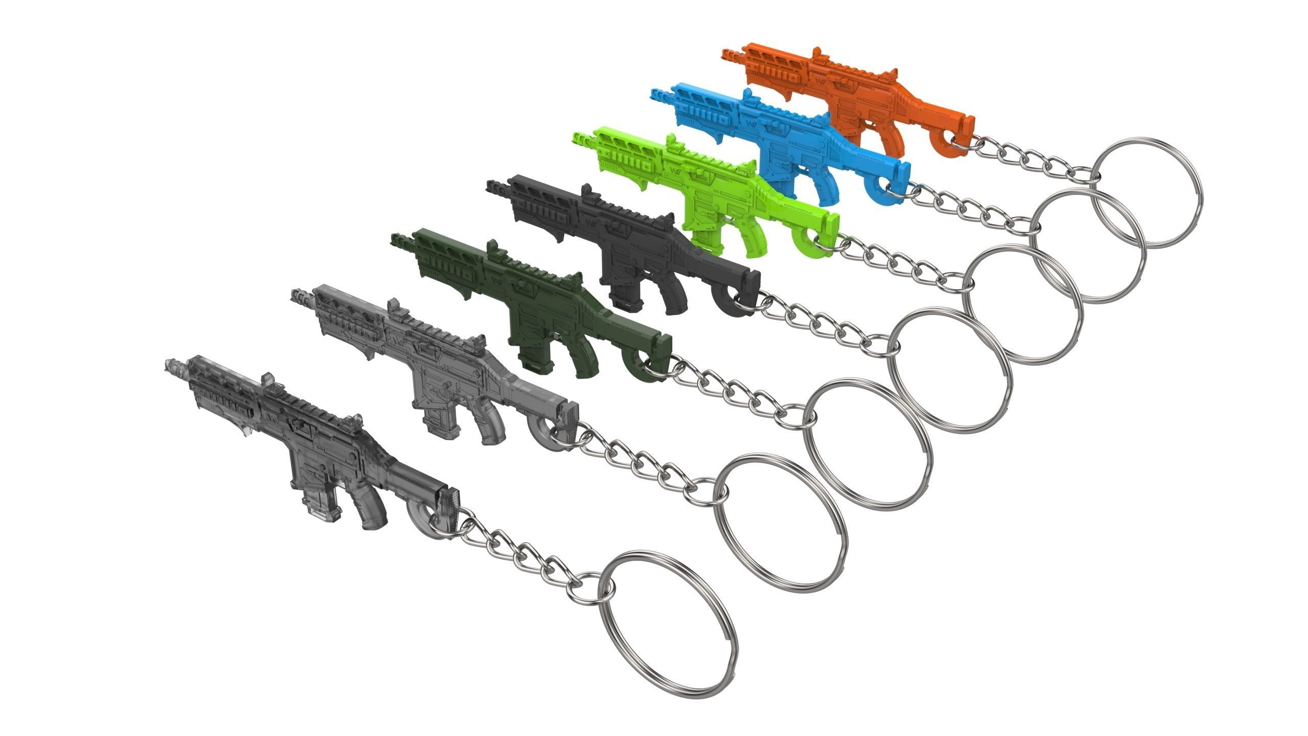 Keychain - Hemlock - APEX - Printable 3d model - STL files 3D print model_12