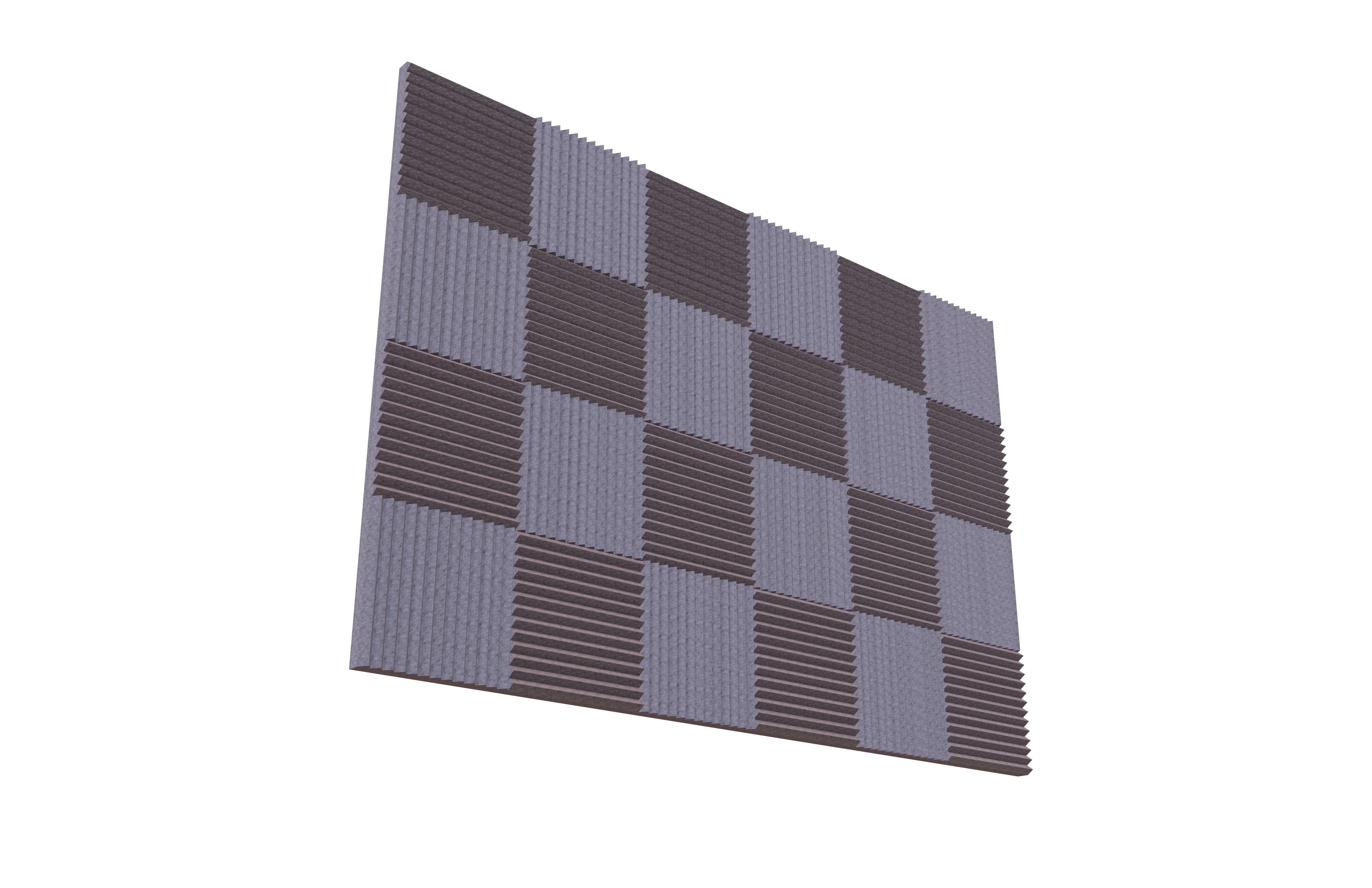 Soundproof Panel v1 002 Low-poly 3D model_3