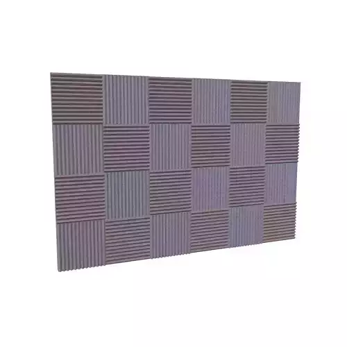 Soundproof Panel v1 002 Low-poly 3D model