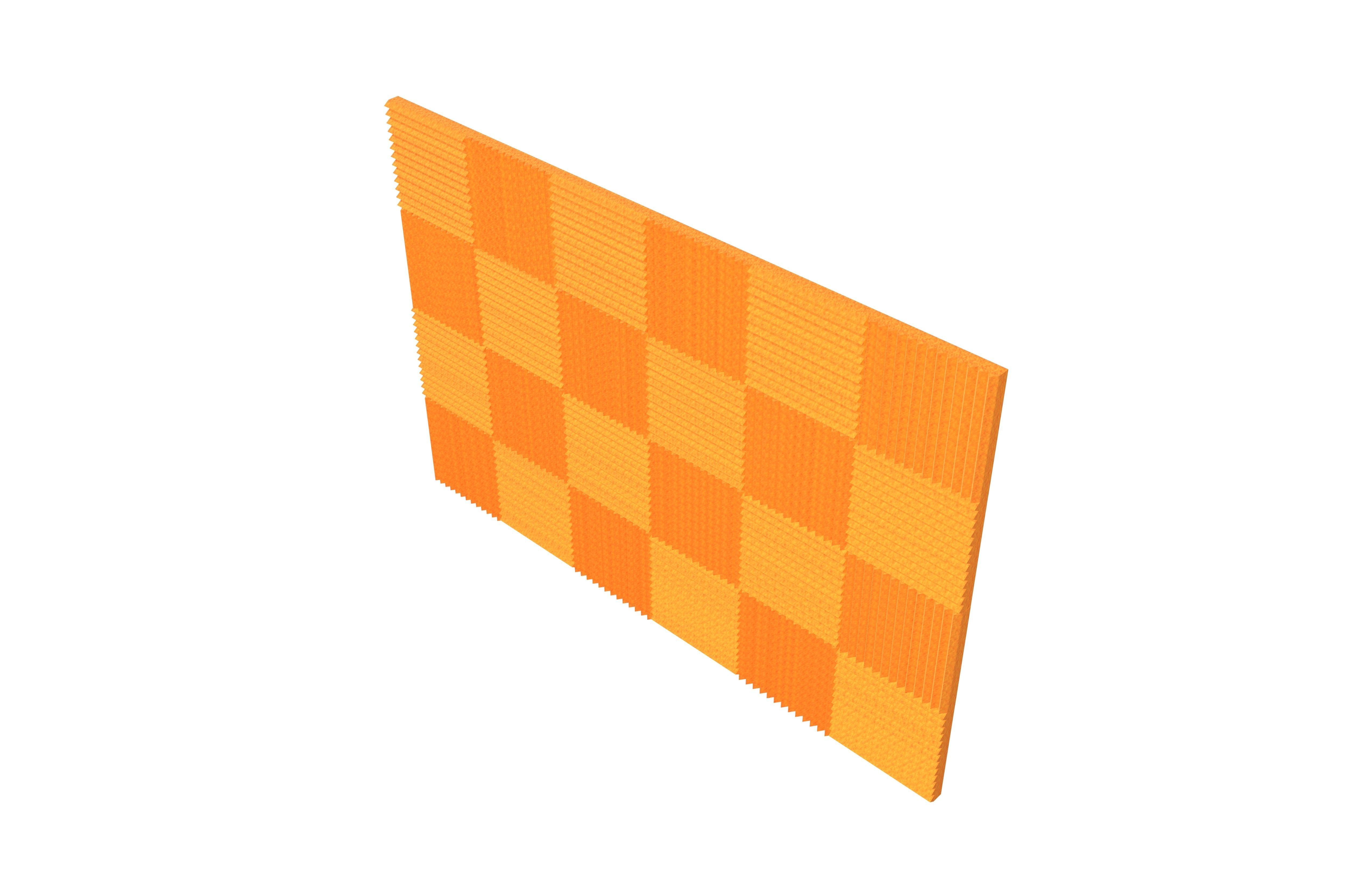 Soundproof Panel v1 004 Low-poly 3D model_2
