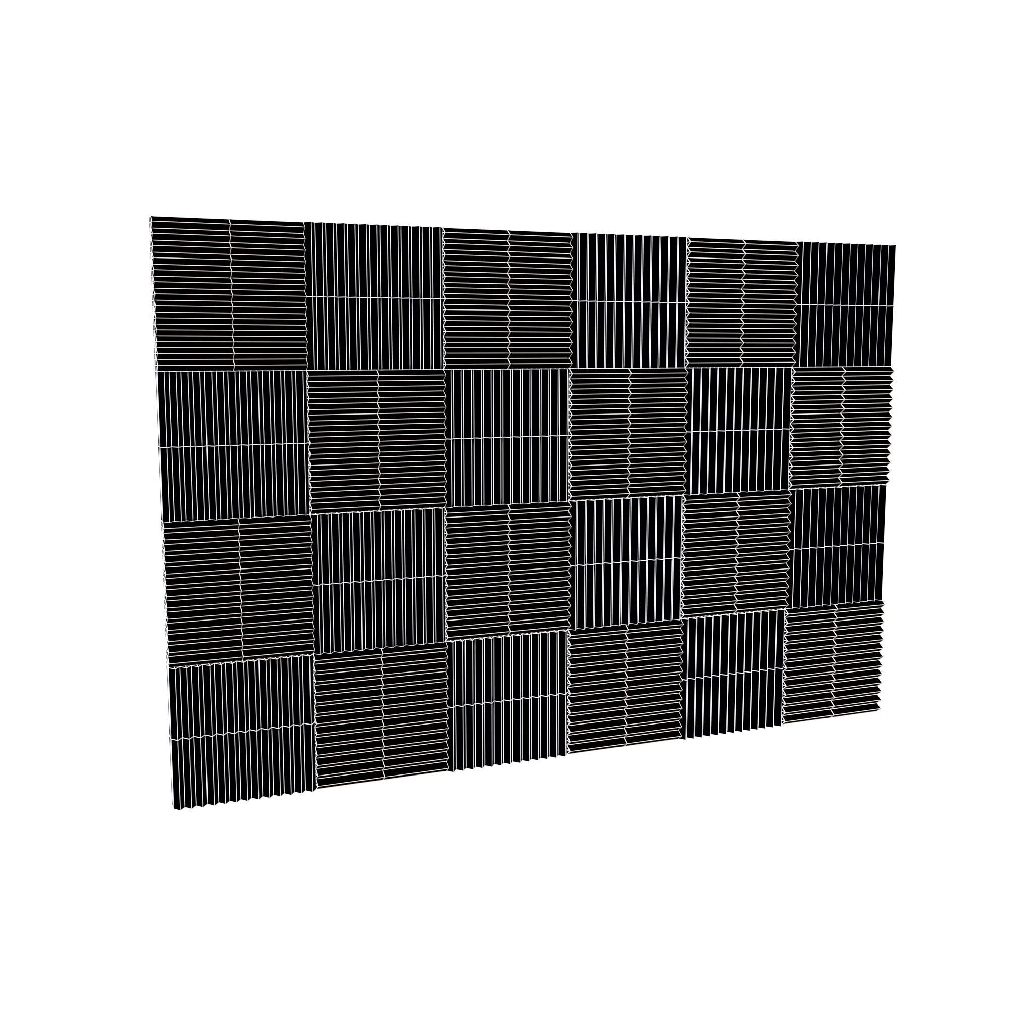 Soundproof Panel v1 008 Low-poly 3D model_4